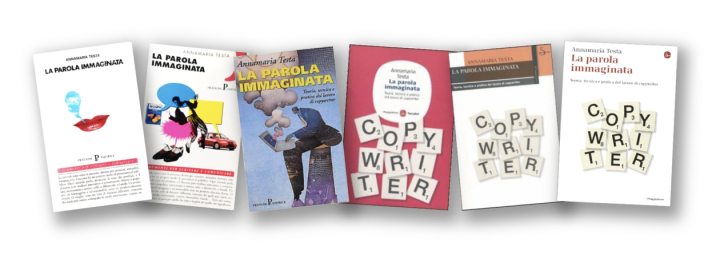 Annamaria Testa - La parola immaginata - tutte le copertine di tutte le edizioni fino al 2024